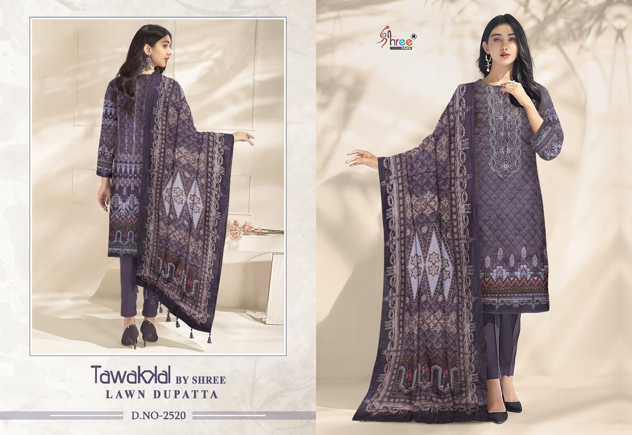 Tawakal Shree Fab Regular Wear Wholesale Cotton Dress Material Catalog